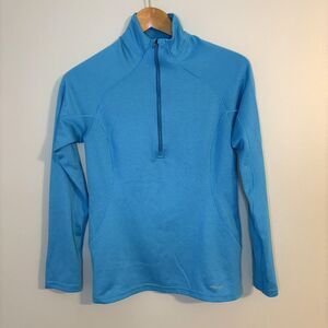 Patagonia Women's Size XS Capilene Midweight Zip-Neck Teal Hiking Activewear